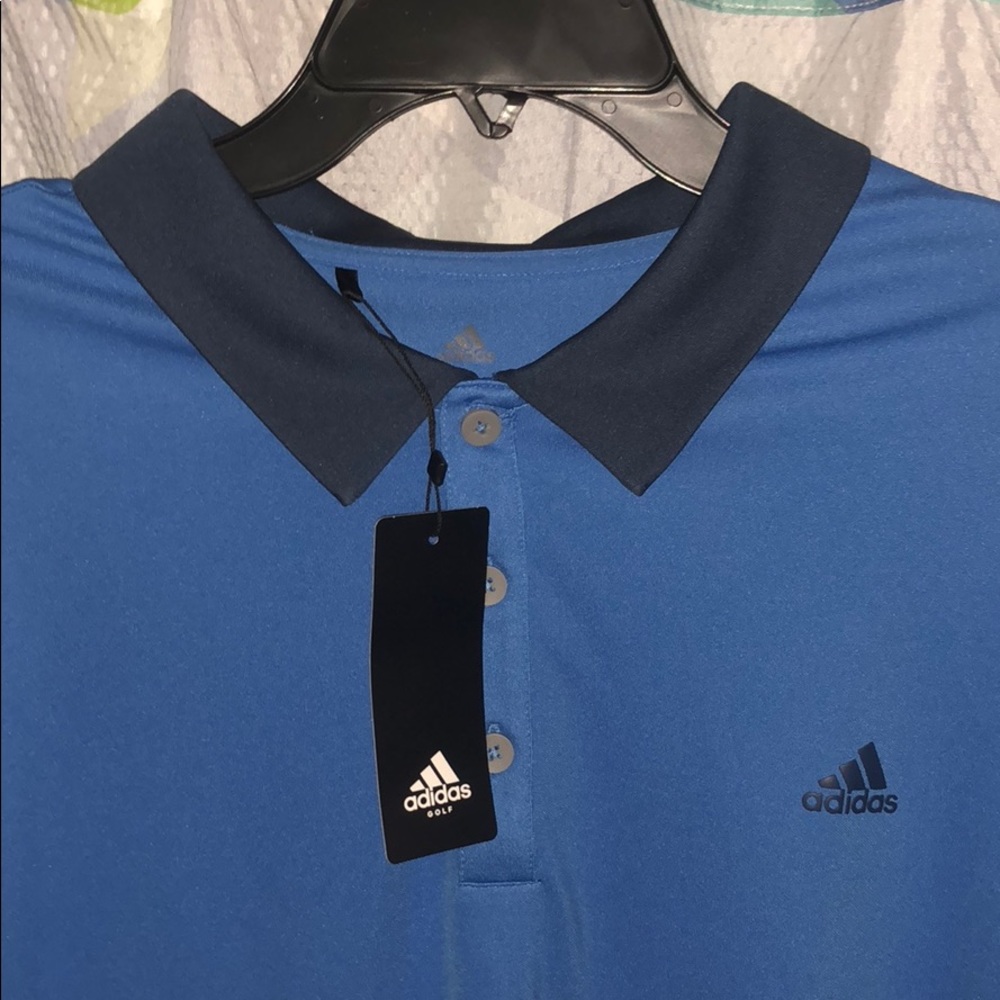 NWT Men’s Adidas XL Pique Golf Polo Short Sleeve